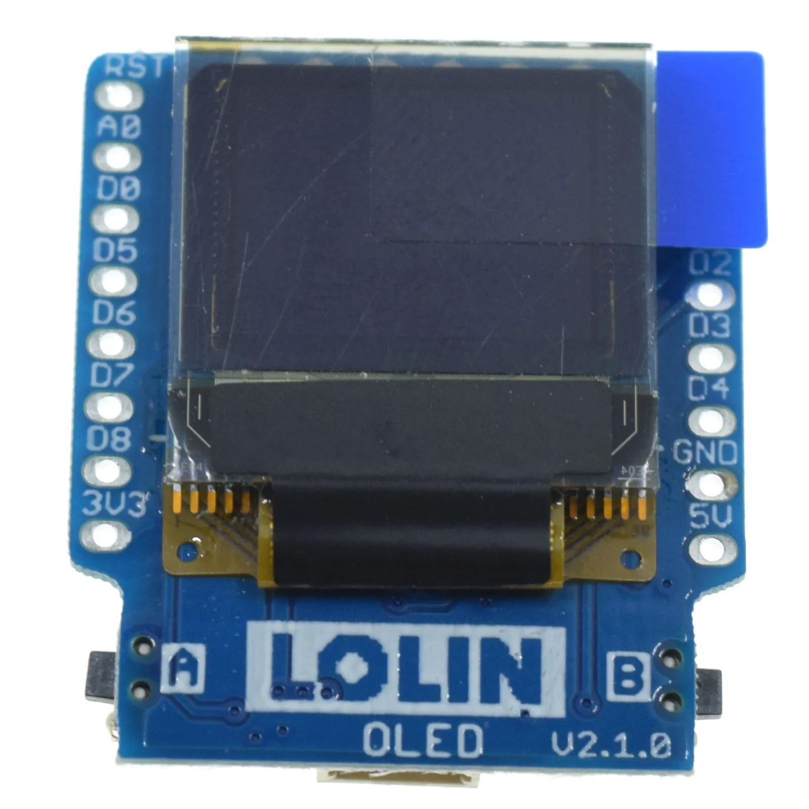 OLED экран 0 66 дюйма V2.1.0 для LOLIN (WEMOS) D1 Mini 64X48 IIC I2C с двумя кнопками|d1 mini|wemos d1 miniwemos |