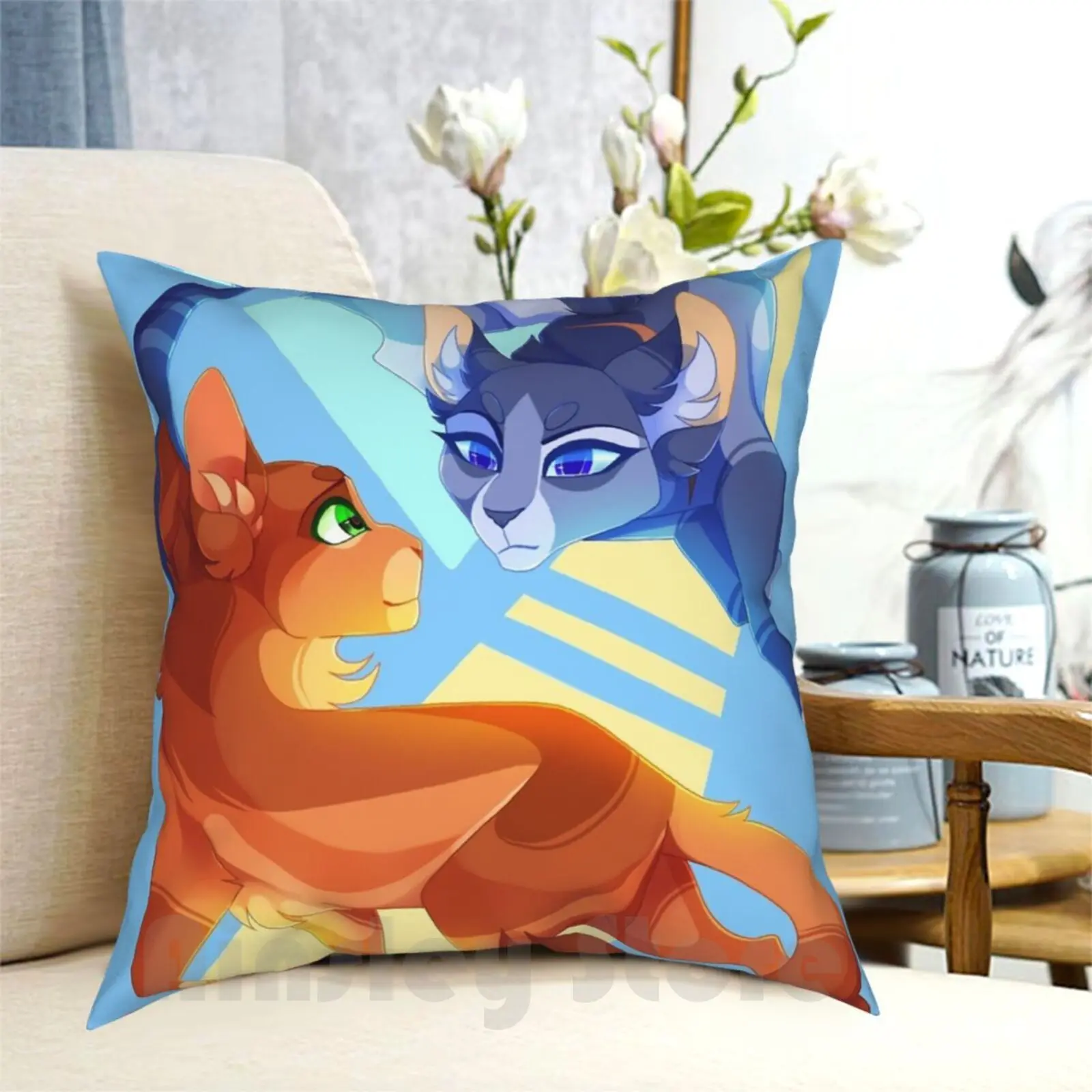 Fire And Water Pillow Case Printed Home Soft DIY Pillow cover Cats Cats Water Fire Thunderclan Leaders Starclan Fireheart
Fire And Water Pillow Case Printed Home Soft DIY Pillow cover Cats Cats Water Fire Thunderclan Leaders Starclan Fireheart