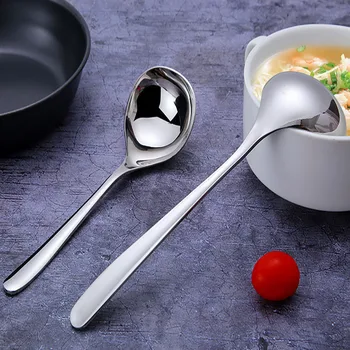 New 304 Stainless Steel Soup Spoon Deepen Thickened Large Capacity Spoon Creative Dinnerware Tableware Restaurant Multi-function
New 304 Stainless Steel Soup Spoon Deepen Thickened Large Capacity Spoon Creative Dinnerware Tableware Restaurant Multi-function