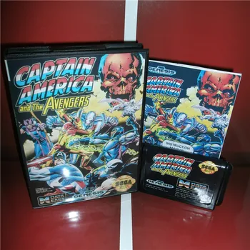 Captain America and The Avengers US Cover with Box and Manual For Sega Megadrive Genesis Video Game Console 16 bit MD card
Captain America and The Avengers US Cover with Box and Manual For Sega Megadrive Genesis Video Game Console 16 bit MD card