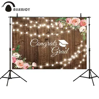 Allenjoy Congrats Grad Event Decor Brown Wooden Floors Flowers Leaves Light Bulb Curtain Party Backdrop Student Activity Banners
Allenjoy Congrats Grad Event Decor Brown Wooden Floors Flowers Leaves Light Bulb Curtain Party Backdrop Student Activity Banners