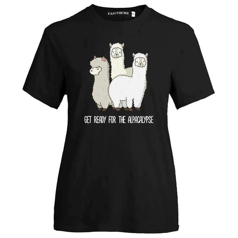 Cute Alpaca Printed Llama Cotton T Shirt Women Summer Short Sleeve Graphic Tops Oversize Round Neck Tumblr Funny Animals Tshirt
Cute Alpaca Printed Llama Cotton T Shirt Women Summer Short Sleeve Graphic Tops Oversize Round Neck Tumblr Funny Animals Tshirt
