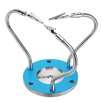 Full Aluminum Alloy 3 Arms Soldering Station CNC Base PCB Fixture Universal Strange Third Hand Convenience Welding Tools
Full Aluminum Alloy 3 Arms Soldering Station CNC Base PCB Fixture Universal Strange Third Hand Convenience Welding Tools