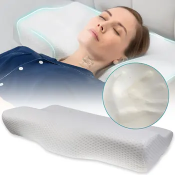 Memory Foam Orthopedic Pillows Neck protection Slow Rebound Butterfly Shaped Pillow Health Cervical Neck Bedding Sleep Pillow
Memory Foam Orthopedic Pillows Neck protection Slow Rebound Butterfly Shaped Pillow Health Cervical Neck Bedding Sleep Pillow
