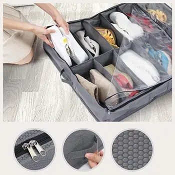 12 Grid Shoe Storage Organizer Under Bed Transparent Dustproof Shoe Box Container Fits For Men's And Women's Shoes
12 Grid Shoe Storage Organizer Under Bed Transparent Dustproof Shoe Box Container Fits For Men's And Women's Shoes