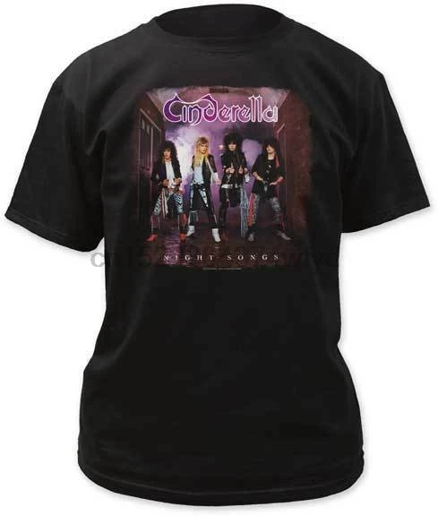 Золушка-ночные песни-футболка S-M-L-XL-2XL новая официальная музыка из тяжелого