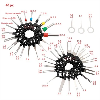 60PCS Car Terminal Removal Tool Wire Plug Connector Extractor Puller Release Pin Car Repair Hand Tool Plug Key
60PCS Car Terminal Removal Tool Wire Plug Connector Extractor Puller Release Pin Car Repair Hand Tool Plug Key