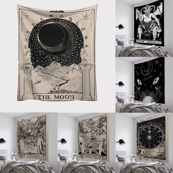 New Fashion Tapestry Fresh Style Tarrot Sun Moon Pattern Blanket Mandala bohemian Decorative Hippie tapestry Home Decor 10 Style
New Fashion Tapestry Fresh Style Tarrot Sun Moon Pattern Blanket Mandala bohemian Decorative Hippie tapestry Home Decor 10 Style