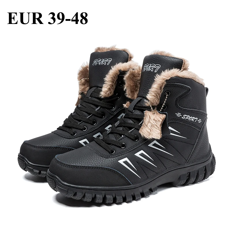Winter Ankle Snow Boots Hiking Boots Plus Velvet Keep Warm Men Boots Non-slip Waterproof Boots Plus Size 39-48
Winter Ankle Snow Boots Hiking Boots Plus Velvet Keep Warm Men Boots Non-slip Waterproof Boots Plus Size 39-48