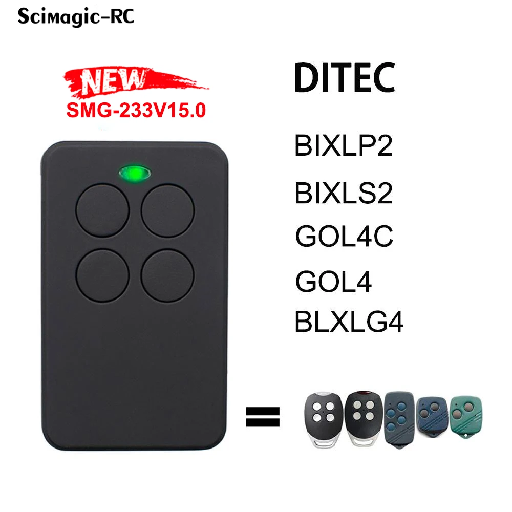 Дубликат дистанционного управления гаражом DITEC GOL4C BIXLS2 BIXLP2 GOL4 BIXLG4 командный гараж