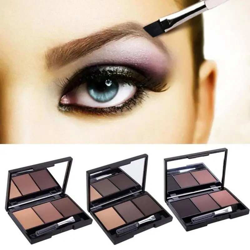3 Colors Eyebrow Powder Palette Long Lasting Easy To Color Waterproof Makeup Eye Brow Powder With Brush Mirror Box Cosmetic
3 Colors Eyebrow Powder Palette Long Lasting Easy To Color Waterproof Makeup Eye Brow Powder With Brush Mirror Box Cosmetic