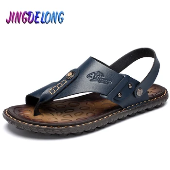 2020 New Mens Gladiator Sandals Summer Outdoor Male Summer Slippers Comfortable Breathable Mens Beach Sandals Men's Flip Flops
2020 New Mens Gladiator Sandals Summer Outdoor Male Summer Slippers Comfortable Breathable Mens Beach Sandals Men's Flip Flops