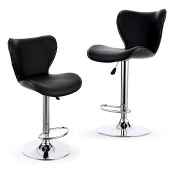 iKayaa 2Pcs/Set PU Leather Swivel Bar Stool Chair Height Adjustable Pneumatic Counter Pub Chair Barstools Chairs Furniture
iKayaa 2Pcs/Set PU Leather Swivel Bar Stool Chair Height Adjustable Pneumatic Counter Pub Chair Barstools Chairs Furniture