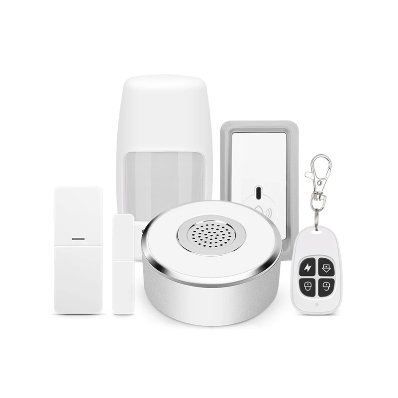Wireless Alarm Door and Window Infrared Alarm Alarm Intelligent Home Alarm 5 Piece Set Infrared Sensor Remote Doorbell
Wireless Alarm Door and Window Infrared Alarm Alarm Intelligent Home Alarm 5 Piece Set Infrared Sensor Remote Doorbell