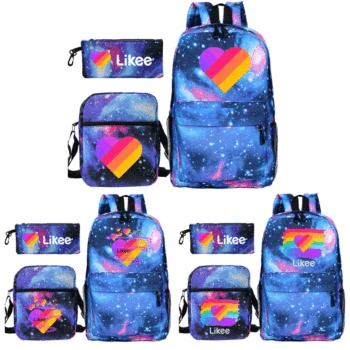 LIKEE High Quality Backpack Cute Backpack Teens Backpacks Book Bags Book Bags for Girls Boys Likee Popular Backpack
LIKEE High Quality Backpack Cute Backpack Teens Backpacks Book Bags Book Bags for Girls Boys Likee Popular Backpack