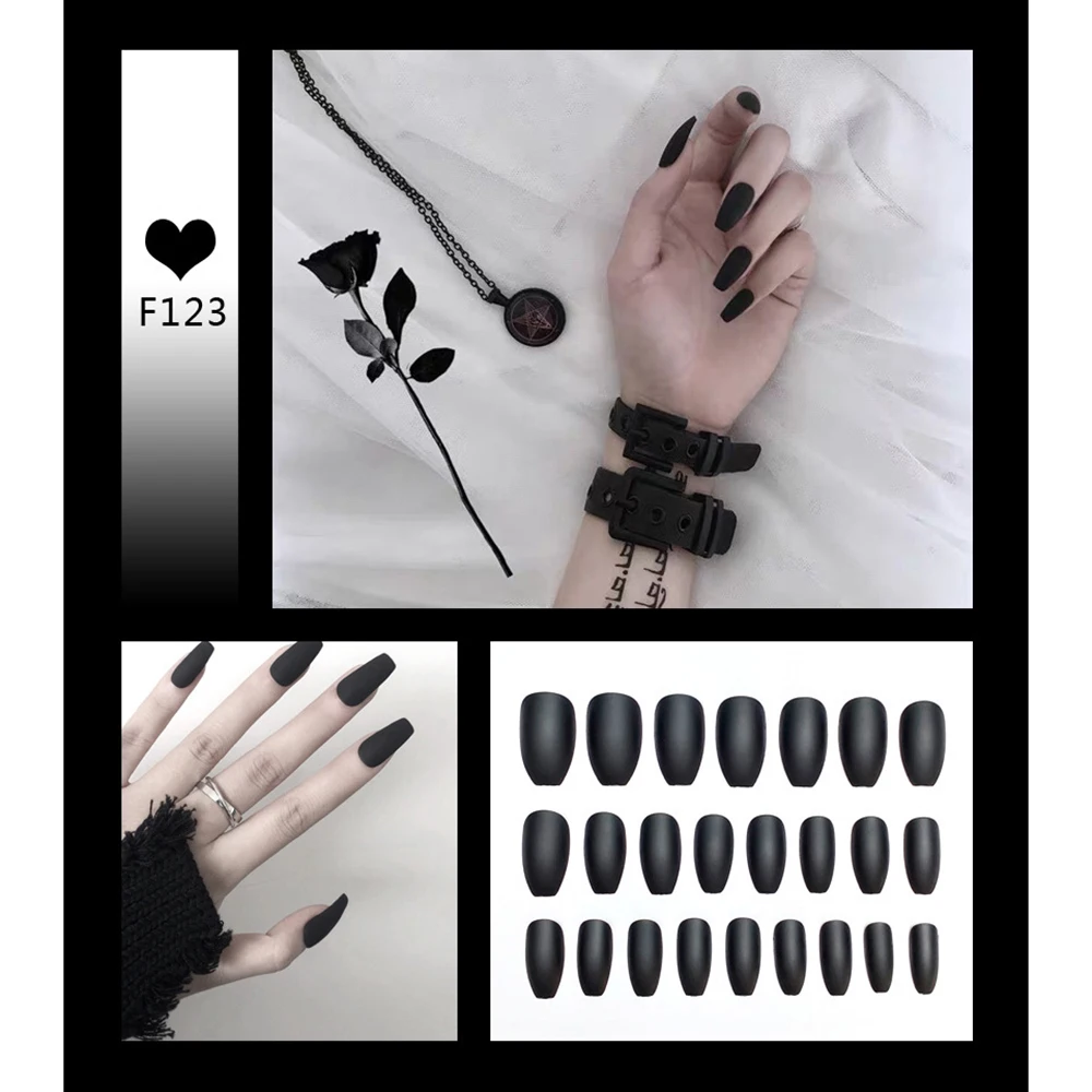 Nail Art Long Nails Matte Ballet Tips Press on False with Glue Coffin Stick Display Set Full Cover Artificial Designs
Nail Art Long Nails Matte Ballet Tips Press on False with Glue Coffin Stick Display Set Full Cover Artificial Designs