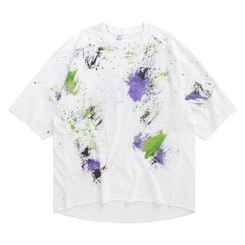 EWQ / men's wear oversize tops 2020 summer new couples half sleeve hip-hop splash ink printing Tide Cotton loose hip hop 9Y2057
EWQ / men's wear oversize tops 2020 summer new couples half sleeve hip-hop splash ink printing Tide Cotton loose hip hop 9Y2057