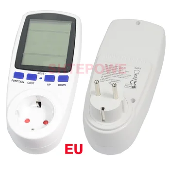 EU UK US AC Power Meters 230v EU Plug Digital Voltage Watts meter Power Analyzer Electronic Energy Meter Measuring Outlet Socket
EU UK US AC Power Meters 230v EU Plug Digital Voltage Watts meter Power Analyzer Electronic Energy Meter Measuring Outlet Socket