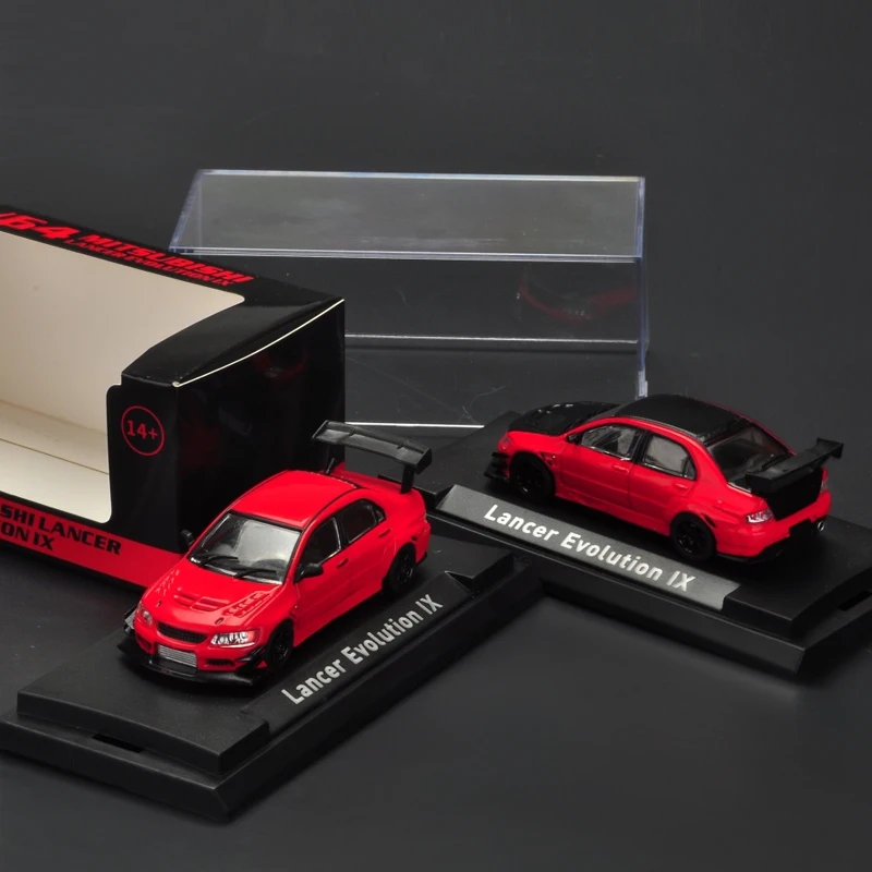Time Model 1/64 EVO Lancer Evolution IX Wide Body Performance Racing Die-cast Toy 1:64 Model Car Supercar GT Vehicle with Case
Time Model 1/64 EVO Lancer Evolution IX Wide Body Performance Racing Die-cast Toy 1:64 Model Car Supercar GT Vehicle with Case