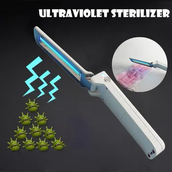 Home,Office Travel Ultraviolet Portable Disinfection Lamp Battery UV Sterilization lamp Household Clamshell Handheld Light
Home,Office Travel Ultraviolet Portable Disinfection Lamp Battery UV Sterilization lamp Household Clamshell Handheld Light