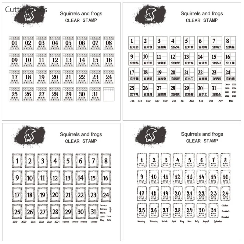 2019 Transparent Calendar Clear Stamps For DIY Scrapbooking Card Making Decorative Halloween Stamps Crafts 2019
2019 Transparent Calendar Clear Stamps For DIY Scrapbooking Card Making Decorative Halloween Stamps Crafts 2019