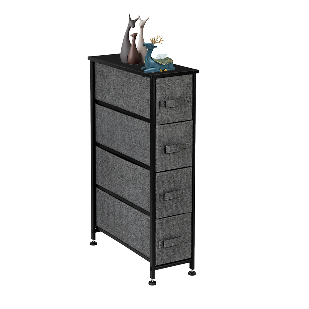 Narrow Dresser, Vertical Storage Unit With 4 Fabric Drawers Metal Frame Slim Storage Tower For Living Room Kitchen Small Space
Narrow Dresser, Vertical Storage Unit With 4 Fabric Drawers Metal Frame Slim Storage Tower For Living Room Kitchen Small Space