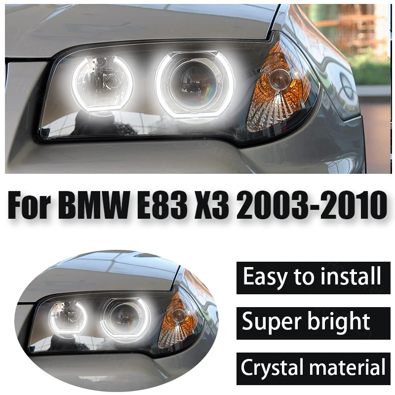 LED Angel Eye Kit 6000K White Halo Ring DRL Day Light for BMW E83 X3 2003-2010 Crystal Angel Eyes
LED Angel Eye Kit 6000K White Halo Ring DRL Day Light for BMW E83 X3 2003-2010 Crystal Angel Eyes
