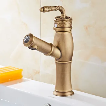 Archaistic Faucet Retro Bathroom Hot and Cold Washbasin Art Basin Pull Faucet European-Style Basin Faucet
Archaistic Faucet Retro Bathroom Hot and Cold Washbasin Art Basin Pull Faucet European-Style Basin Faucet