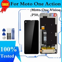 Ensemble écran tactile LCD, Original, pour Motorola One Action Vision, XT2013-2, XT1970-1=