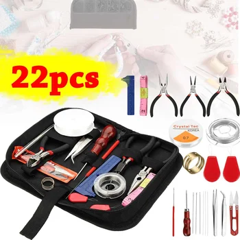 22PCS Stainless Jewelry making Tools Set with Plier ,Round Nose Plier,Scissor tweezers Beading Tool Kit for bracelet necklace
22PCS Stainless Jewelry making Tools Set with Plier ,Round Nose Plier,Scissor tweezers Beading Tool Kit for bracelet necklace