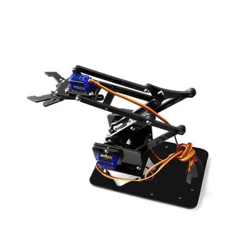 4 DOF Unassembly Acrylic Mechanical Arm Robot Manipulator Claw for Arduino Maker Learning DIY Kit Robot
4 DOF Unassembly Acrylic Mechanical Arm Robot Manipulator Claw for Arduino Maker Learning DIY Kit Robot