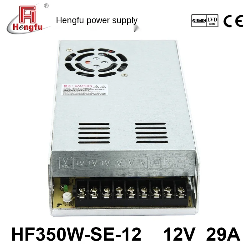 Фабричный источник питания Hengfu HF350W-SE-12 DC 12V 29A Одноканальный выход экономичный