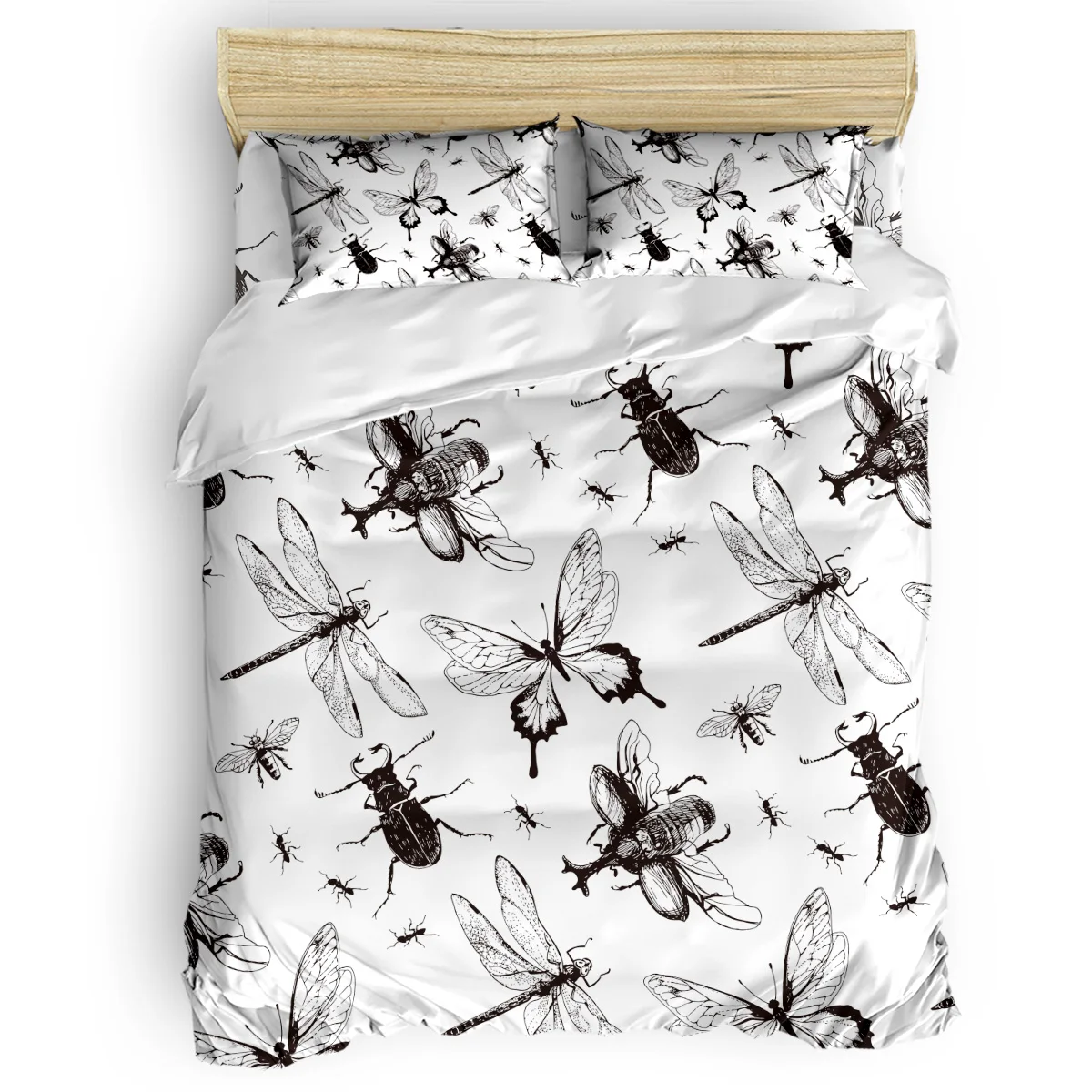 Hand-painted Insects Duvet Cover Set Vintage Floral Art Design Collection of 3/4pcs Bedding Set Bed Sheet Pillowcases Cover Set 
Hand-painted Insects Duvet Cover Set Vintage Floral Art Design Collection of 3/4pcs Bedding Set Bed Sheet Pillowcases Cover Set