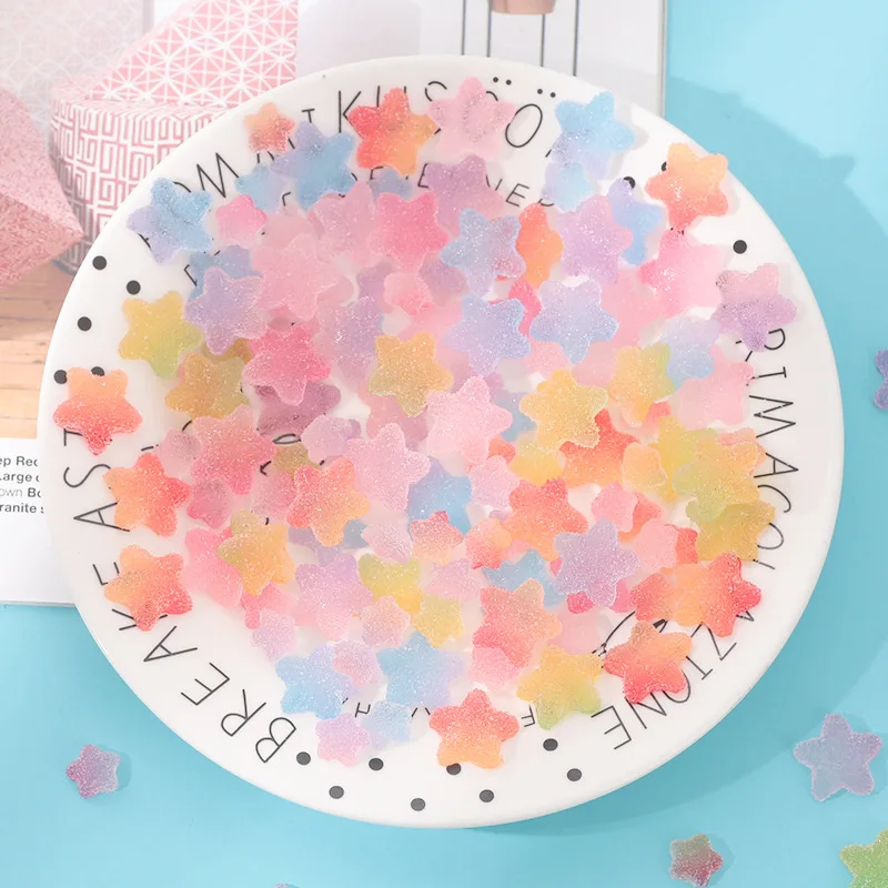 30pcs Set Sugar Stars Nail Art Decoration 3D Kawaii Gradient Gummy Ornaments 6 Colors Jelly Cute Nail Charms Accessories 11/17mm
30pcs Set Sugar Stars Nail Art Decoration 3D Kawaii Gradient Gummy Ornaments 6 Colors Jelly Cute Nail Charms Accessories 11/17mm