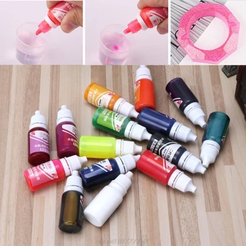 10ml 15 Color Epoxy UV Resin Colorant Jewelry Liquid Pigment Bath Bomb Soap Dye N04 20 Dropshipping
10ml 15 Color Epoxy UV Resin Colorant Jewelry Liquid Pigment Bath Bomb Soap Dye N04 20 Dropshipping