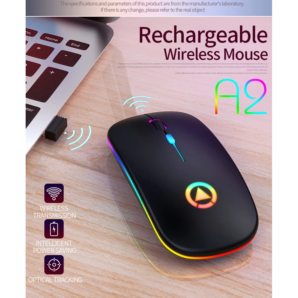 Wireless Mouse Ultra Slim Ergonomic Mouse 1600DPI RGB LED Backlit Rechargeable Gamer Mouse for Macbook Pro Computer PC Dropshipp
Wireless Mouse Ultra Slim Ergonomic Mouse 1600DPI RGB LED Backlit Rechargeable Gamer Mouse for Macbook Pro Computer PC Dropshipp