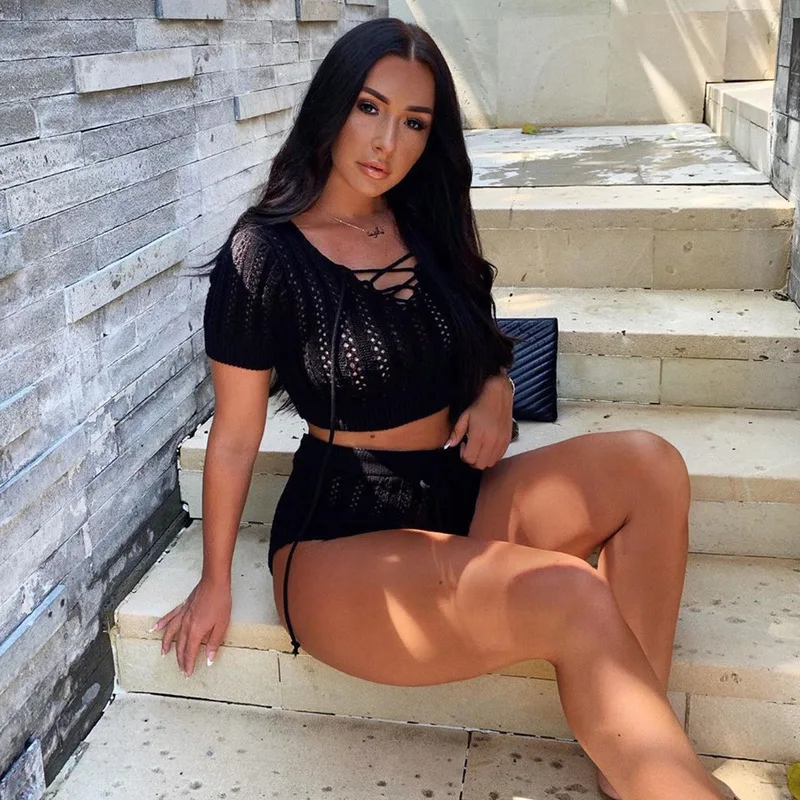 and summer of 2019 Amazon fast sell through Europe and America popular V-neck strap ins net red casual Shorts Set t1371
and summer of 2019 Amazon fast sell through Europe and America popular V-neck strap ins net red casual Shorts Set t1371