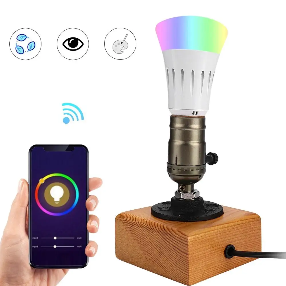 WiFi Smart Table Lamp Dimming Color Remote Control Light Bulb Simple Style Lamp Compatible With Amazon Alexa Google Home IFFTTT
WiFi Smart Table Lamp Dimming Color Remote Control Light Bulb Simple Style Lamp Compatible With Amazon Alexa Google Home IFFTTT