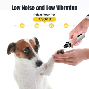 New Ho Pet Nail Grinder Rechargeable Electric Pet Nail Trimmer Low Noise and Quiet Painless Paw Smoothing Trimming Tool SMD66
New Ho Pet Nail Grinder Rechargeable Electric Pet Nail Trimmer Low Noise and Quiet Painless Paw Smoothing Trimming Tool SMD66