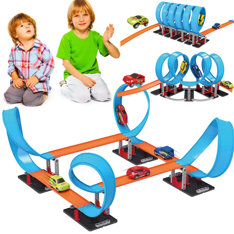 New DIY Spelling Big Building Block Toy Set Pull Back High Speed Rail Car Combination Plastic Children's Boy Educational Toys
New DIY Spelling Big Building Block Toy Set Pull Back High Speed Rail Car Combination Plastic Children's Boy Educational Toys