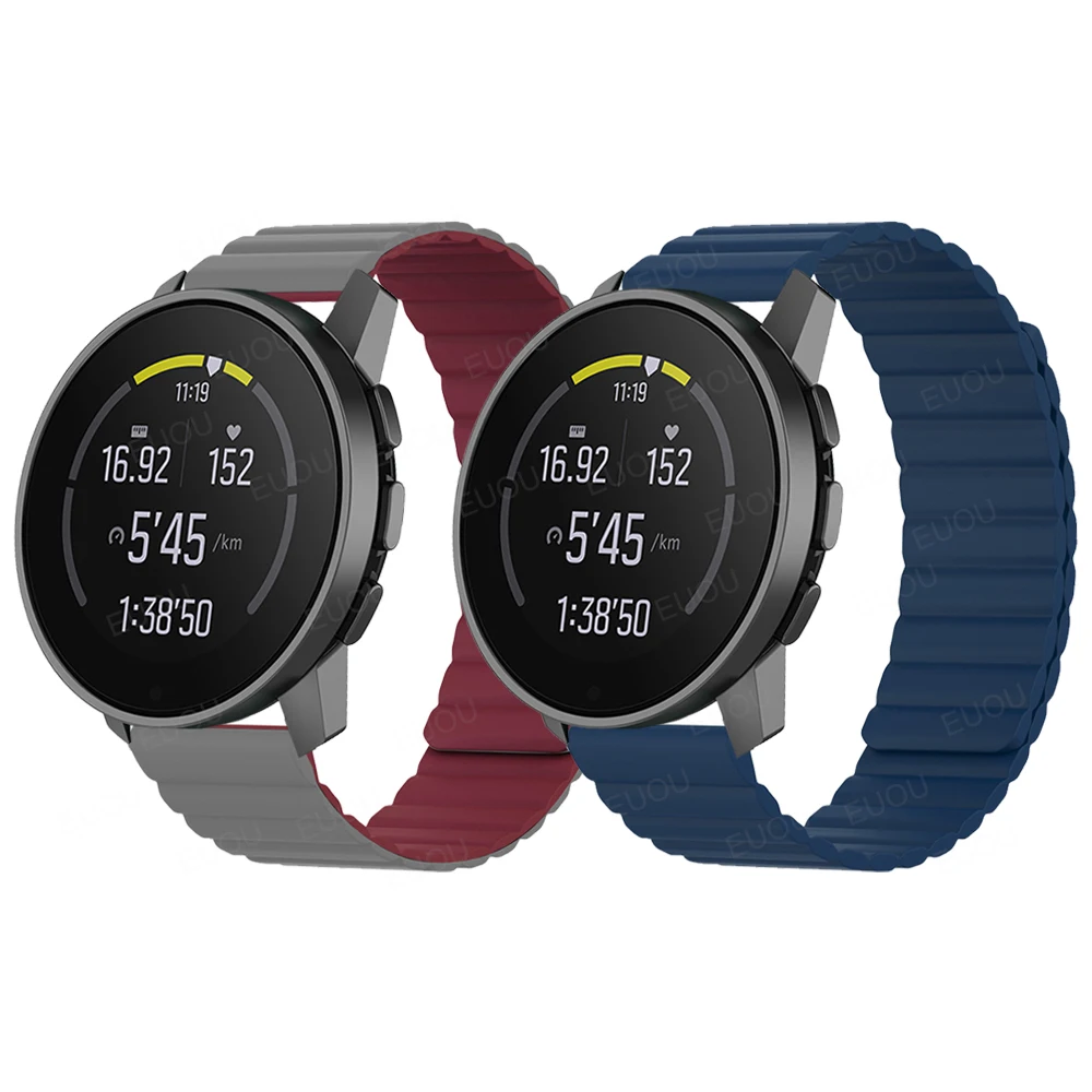 Wrist Strap For Suunto 9 PEAK Watch Band For Suunto 3 Smartwatch Silicone magnetic Bracelet Replacement Accessories Multi-Color
Wrist Strap For Suunto 9 PEAK Watch Band For Suunto 3 Smartwatch Silicone magnetic Bracelet Replacement Accessories Multi-Color