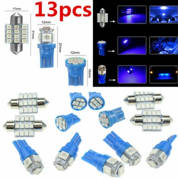 Durable And Practical 13pcs Ice Blue Car LED Light Interior Package Kit For Dome License Plate Lamp Bulb
Durable And Practical 13pcs Ice Blue Car LED Light Interior Package Kit For Dome License Plate Lamp Bulb