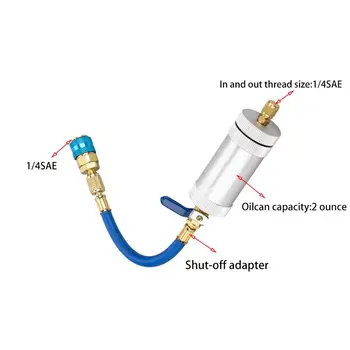 R12R134a Air Conditioning Car Oil Injection Dye Tool Pure Liquid Coolant Filler Tube Multifunction Repair Modification
R12R134a Air Conditioning Car Oil Injection Dye Tool Pure Liquid Coolant Filler Tube Multifunction Repair Modification