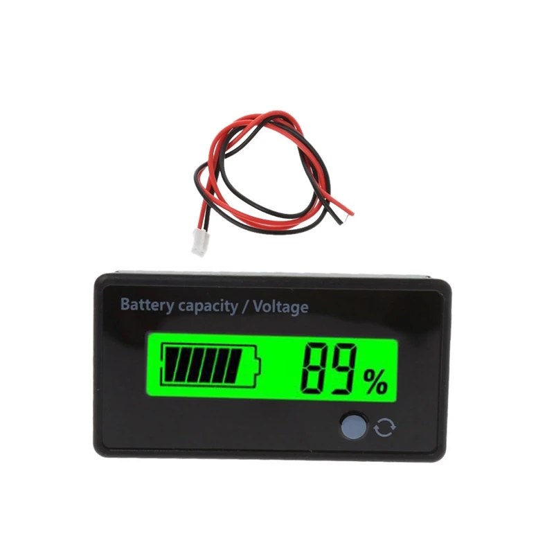 GY-6S 8-70V LCD Acid Lead Lithium Battery Capacity Indicator Voltage Tester Voltmeter Green Back-Light
GY-6S 8-70V LCD Acid Lead Lithium Battery Capacity Indicator Voltage Tester Voltmeter Green Back-Light