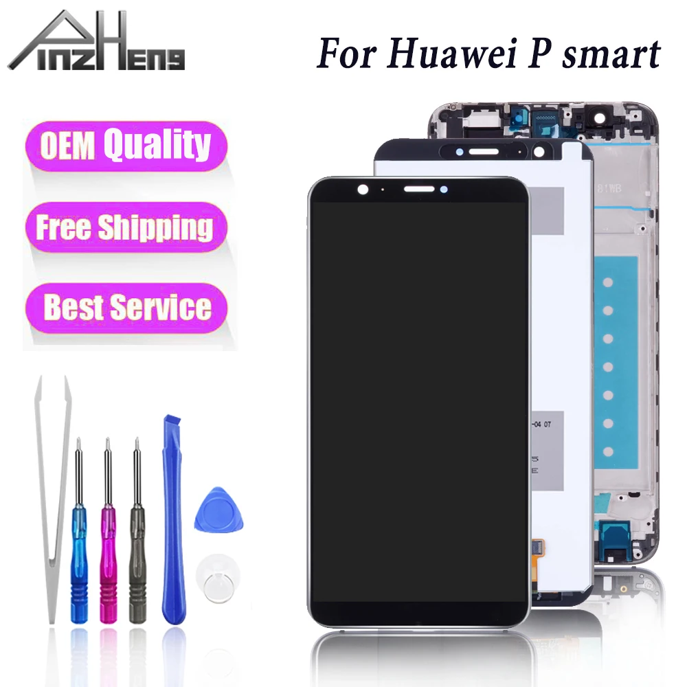 PINZHENG AAAA Quality LCD For Huawei P Smart Touch Screen Digitizer Assembly Replacement LCD Display For Huawei P Smart Screen
PINZHENG AAAA Quality LCD For Huawei P Smart Touch Screen Digitizer Assembly Replacement LCD Display For Huawei P Smart Screen
