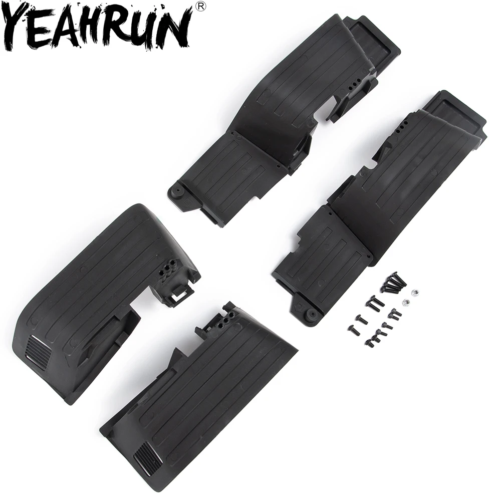 YEAHRUN Black Plastic Front&Rear Mud Flaps Mudguard for 1/10 RC Crawler Axial SCX10 II 90046 90047
YEAHRUN Black Plastic Front&Rear Mud Flaps Mudguard for 1/10 RC Crawler Axial SCX10 II 90046 90047
