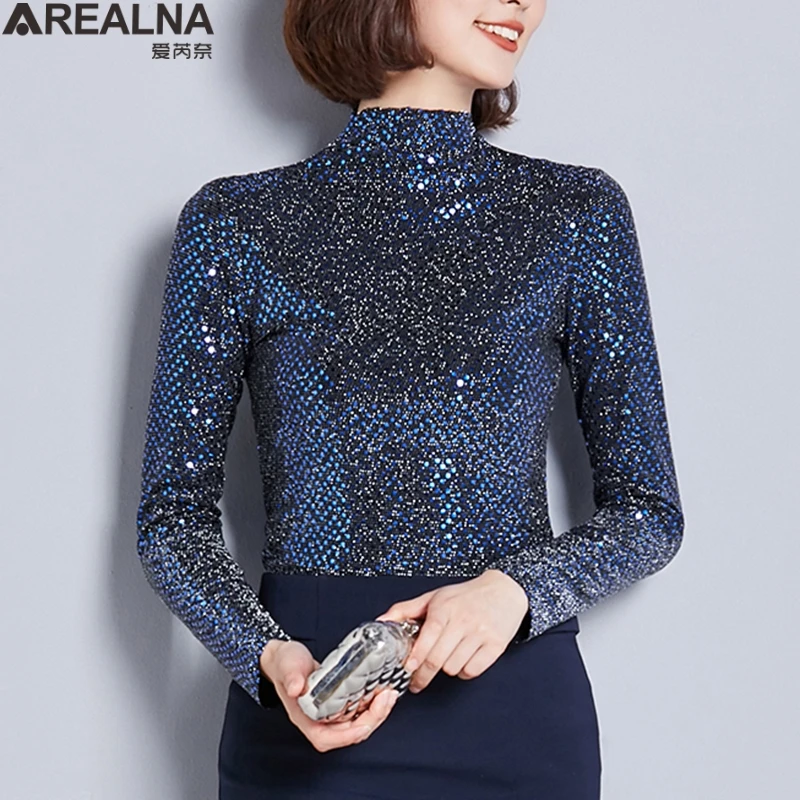 blouses woman 2019 Autumn Elegant Womens Tops and Blouses Turtleneck Long Sleeved Sequin Lace Blouse Women Shirts Blusas Mujer
blouses woman 2019 Autumn Elegant Womens Tops and Blouses Turtleneck Long Sleeved Sequin Lace Blouse Women Shirts Blusas Mujer