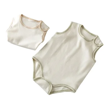 30 colors Organic colored cotton 3-18M Baby Clothes Soft Comfortable Baby Jumpsuit Boy Girl Bodysuits Solid Sleeveless Bodysuit
30 colors Organic colored cotton 3-18M Baby Clothes Soft Comfortable Baby Jumpsuit Boy Girl Bodysuits Solid Sleeveless Bodysuit