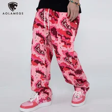 Aolamegs Camouflage Trouser Men Multi-Pockets Functional Tactical Cargo Loose Straight Pants Harajuku Fashion Hip Hop Streetwear
Aolamegs Camouflage Trouser Men Multi-Pockets Functional Tactical Cargo Loose Straight Pants Harajuku Fashion Hip Hop Streetwear