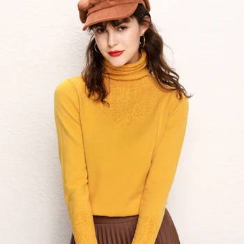 Hot Sale 2020 New Spring Fashion Autumn Loose Turtleneck Sweater Women Long Sleeve Hollow Out Women Sweater Knitted Pullovers
Hot Sale 2020 New Spring Fashion Autumn Loose Turtleneck Sweater Women Long Sleeve Hollow Out Women Sweater Knitted Pullovers